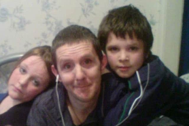 Paul Forsyth with his daughter, Amy Forsyth and son, Ian Forsyth. Pic: contributed