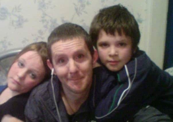 Paul Forsyth with his daughter, Amy Forsyth and son, Ian Forsyth. Pic: contributed