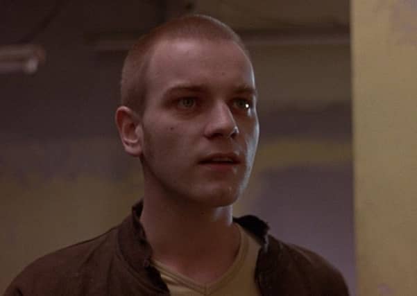 Ewan McGregor as Mark Renton in Trainspotting. Picture: TSPL