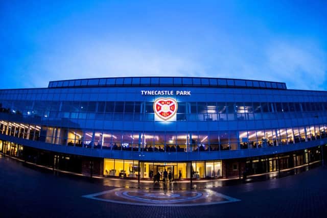 The fan died at his beloved Tynecastle Park. Picture: TSPL
