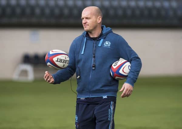Scotland head coach Gregor Townsend has made six changes to his starting team to face England. Picture: SNS Group