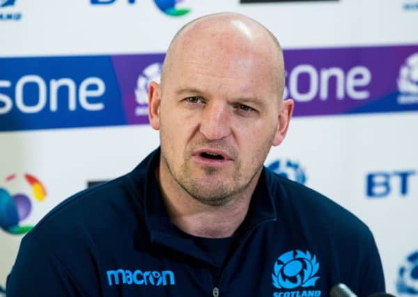 Gregor Townsend was upbeat and spelling out the positives during his press conference