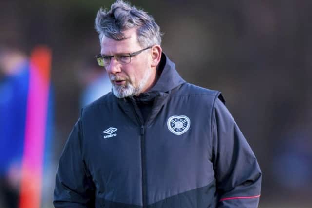 Hearts manager Craig Levein wants to get ahead of the game