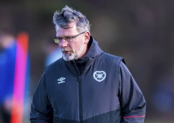 Hearts manager Craig Levein wants to get ahead of the game