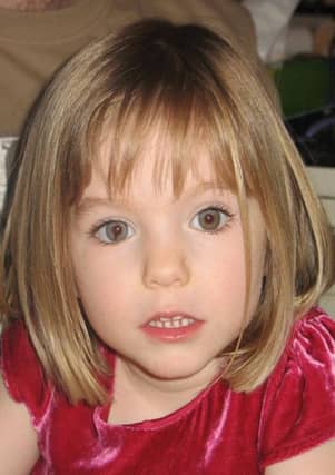 Missing Madeleine McCann