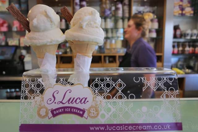 Luca's ice-cream was also highly praised in the guide.