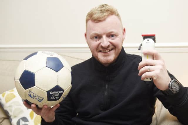 Martin the 'football barber' who travels around old folks homes giving men with dementia haircuts.