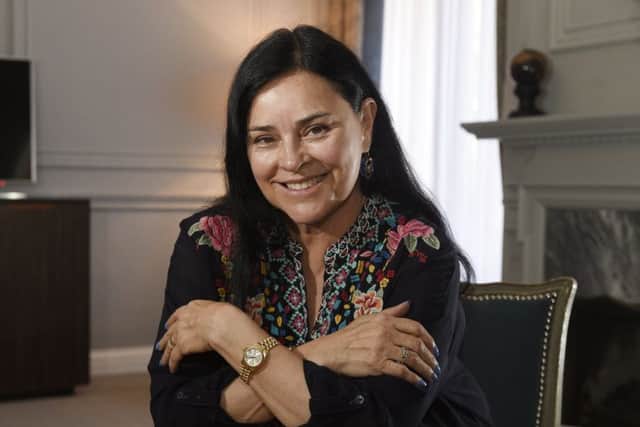 Author Diana Gabaldon at the Balmoral after winning the International Contribution to Scottish Tourism award at the Scottish Thistle Awards. Picture: TSPL