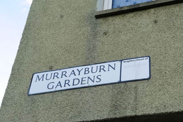 Murrayburn Gardens in Wester Hailes, where the attack took place. Picture: Jayne Wright