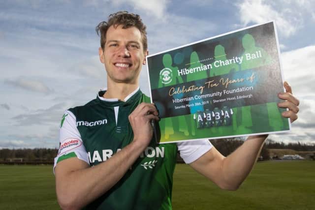 Jonathan Spector promotes the Hibernian Community Foundations Charity Ball at the Sheraton Hotel on Saturday, March 30.