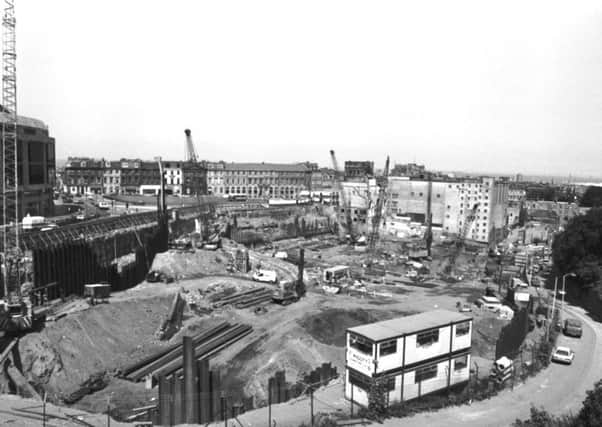 The Greenside gap-site, pre-Omni Centre, in  July 1989. Picture: TSPL