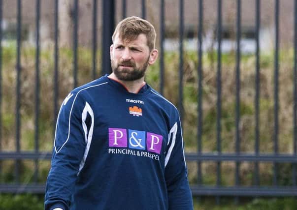 John Barclay will make his long-awaited Edinburgh debut against Leinster. Picture: SNS Group