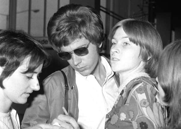 Musician Scott Walker (centre), who has died at the age of 7. Picture: PA/PA Wire