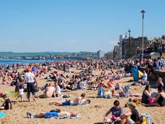 Eastern parts of Scotland may see temperatures reach up to 17C or 18C this week