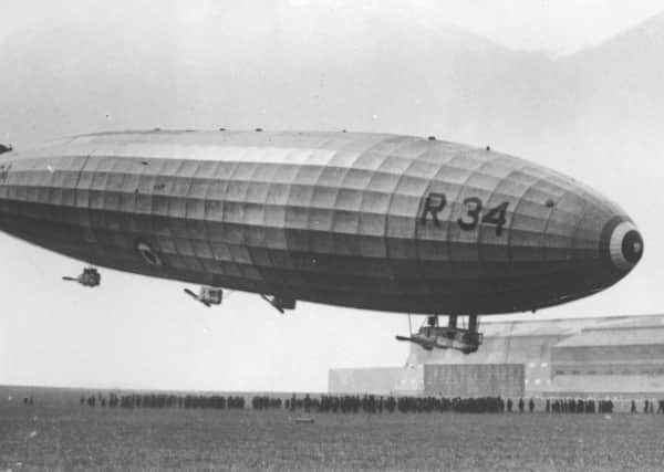 The airship.