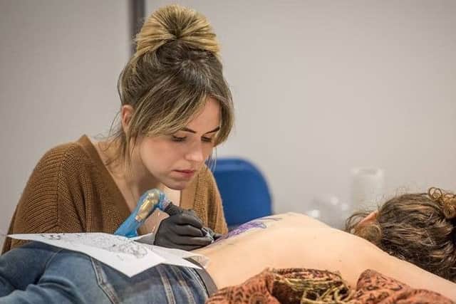 The ninth Scottish Tattoo Convention is taking place at the Corn Exchange in Edinburgh this weekend.