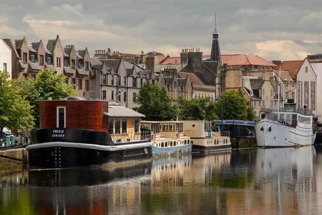 Stock image of The Shore in Leith