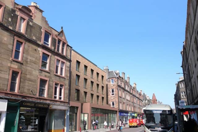 The proposed student flat development above Scotmid on Gorgie road.