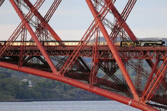 Services over the Forth Bridge were affected. Picture: TSPL
