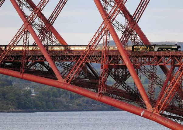 Services over the Forth Bridge were affected. Picture: TSPL
