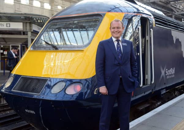 ScotRail MD Alex Hynes is facing a train shortage crisis, as HSTs will not be able to run after December if they don't meet disability regulations. Photograph: Jon Savage