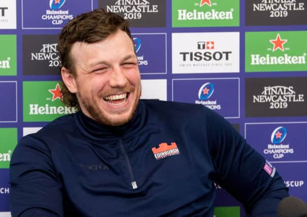 Hamish Watson was in a positive mood as he faced the media at BT Murrayfield