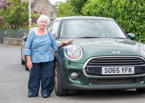 Alexandra Mitchell, 68, who has both legs in calipers, is to lose her Motability car after a new benefits assessment ruled she no longer qualified. Picture: Ian Georgeson