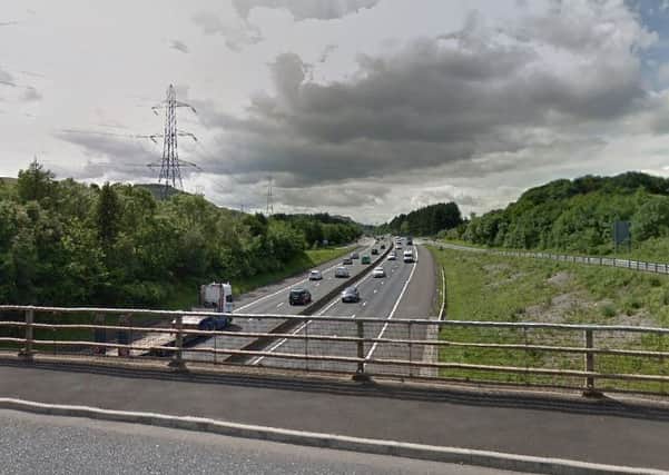 The youths were spotted on the Dreghorn Link Bridge. Picture: Google