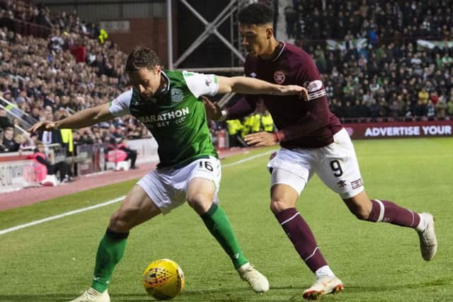 Hearts and Hibs played out a stormy 0-0 draw when they last met at Tynecastle in October