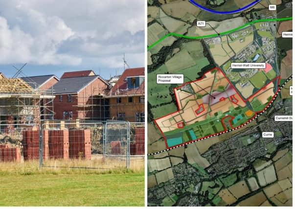 There are several major developments in the pipeline. Pics: Housing construction by Duncan Andison - Shutterstock/ Proposals for 'Riccarton Village'