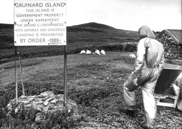 Gruinard was officially out of bounds from 1942 to 1990 as a result of secret anthrax testing during World War Two with few visitors returning to the island today. PIC: TSPL.