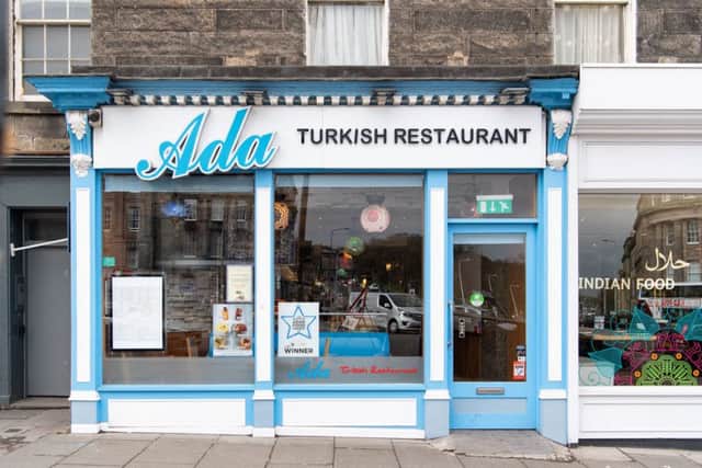 Ada Turkish Restaurant, Antigua Street, Edinburgh.