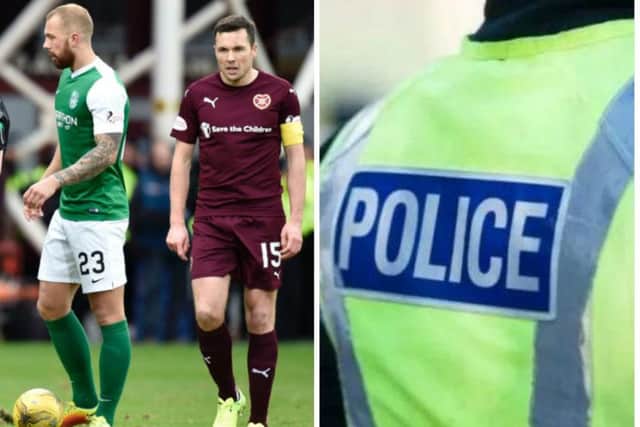 Police have urged fans to behave at the Edinburgh derby.