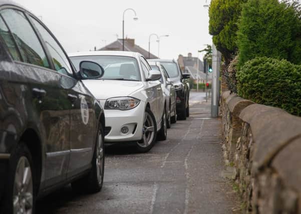 A ban on pavement parking has been approved in parliament. Picture: Scott Louden