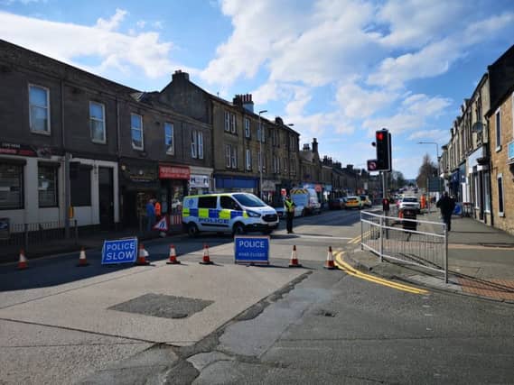 The road will be closed for several hours.