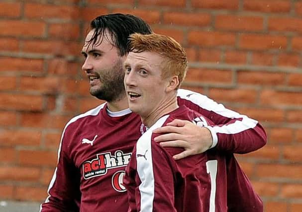 Tommy Coyne, left, and Owen Ronald, right, were on target for Linlithgow