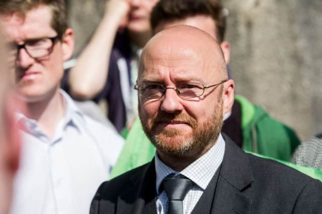 Patrick Harvie of the Scottish Greens has been pressing Nicola Sturgeon about her plans for a second indyref (Picture: John Devlin)