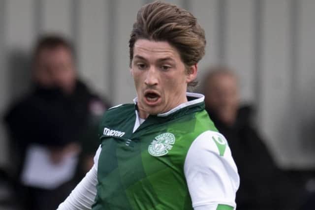 Ryan Gauld scored the opening goal for Hibs