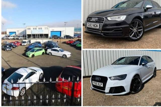 The Audi vehicles stolen from East Calder. Picture: Police Scotland/ contributed