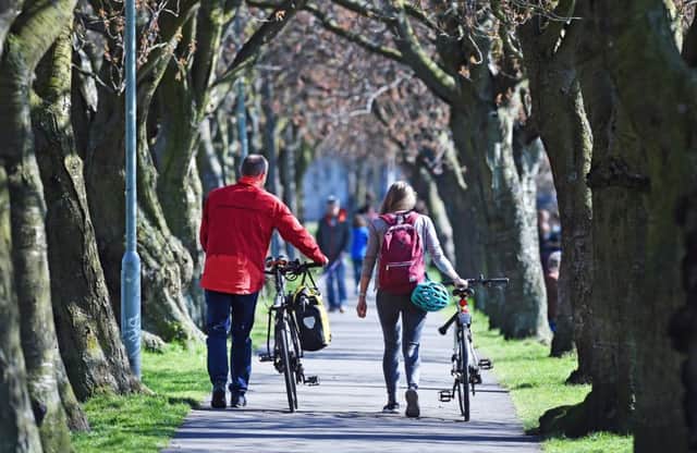 City of Edinburgh Council is planning a cycle pathway to link up the Meadows with the Union Canal. Picture: Neil Hanna