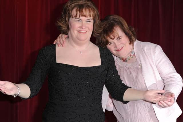 Susan Boyle with her wax figure
Madame Tussauds wax museum opening, Blackpool
Pic: David Fisher/REX/Shutterstock (1308447c)