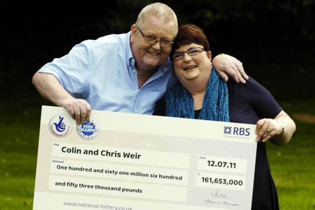 They won £161m in the EuroMillions. Picture: Phil Wilkinson/TSPL