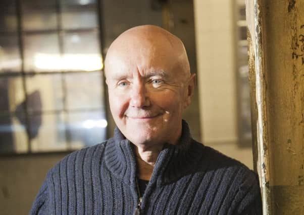 Irvine Welsh pictured before an event at Leith's Biscuit Factory to introduce his new novel Dead Men's Trousers.