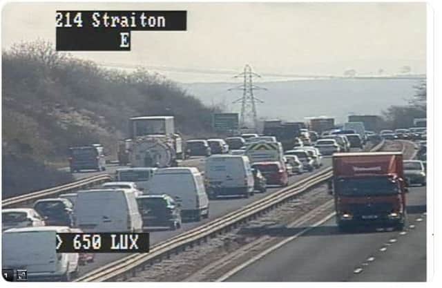 Delays are being experienced. Picture: Traffic Scotland