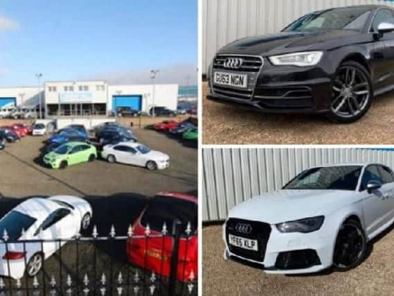 The Audi vehicles stolen from East Calder. Picture: Police Scotland/ contributed