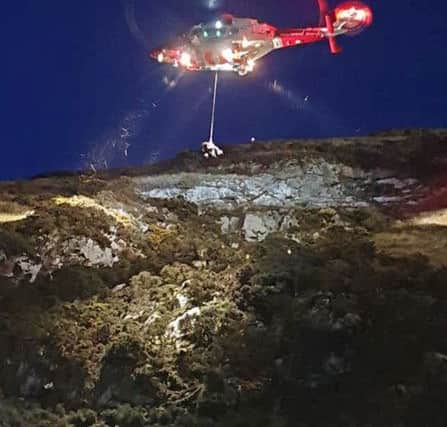 Picture: North Berwick Coastguard Rescue Team/Facebook/PA Wire
