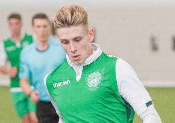 Oli Shaw scored the second goal for Hibs