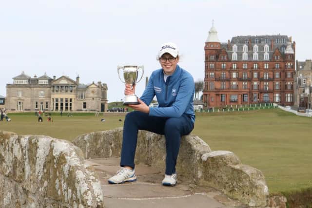 Broomieknowe Golf Club's Hannah Darling wins Scottish Girls Open Championship at St Andrews (picture: Scottish Golf)