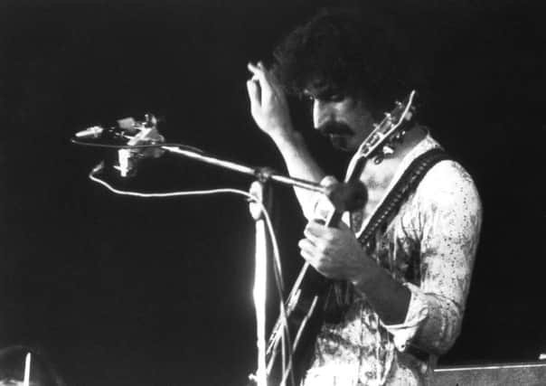 Singer-songwriter Frank Zappa in 1972