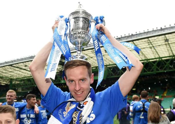 Steven MacLean scored as St Johnstone won the Cup for the first time